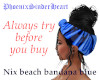 Nix beach bandana blue