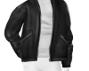 S. Leather Basic Jacket