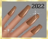 2022 Beige Brown Nails