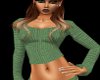 *AE* Green Knit top