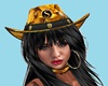 X-mas Gold CowGirl hat