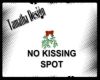 No kiss spot mistletoe