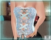 Paisley Corset Blue