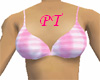 Pink Pattern Bikini Top
