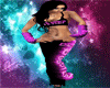 pink dub arm warmers