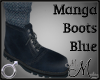 MM~ Manga Boots Blue