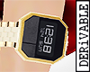 ! Digital Gold Watch