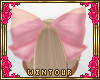 W| Pink Powder Bow