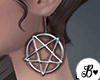 Be Pentgram Earrings