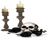 Holy candles+skull
