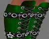 +BADDIE BOOTS GREEN+