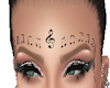Music head tatoo