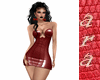 dress cuero red noel