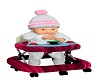 baby in walking chair