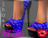 [Xo] Blue Polka Shoes