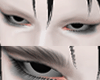 no eyebrows.