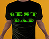 Best Dad Shirt Green (M)