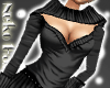winter black mini dress