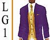 LG1 Purple & Gold Suit