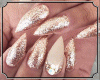 Gold Diamonds Nails
