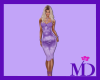 Velvet Dress Purple