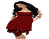 *VR*Red Glitter Dress