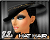 (L) Hat Hair Black