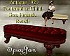 Antq 1920 Foot Stool Red