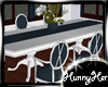 Formal Dining Table Blue