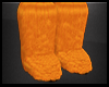 Orange Fur Boots