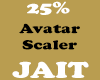 25% Avatar Scaler