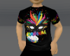 T-shirt Black carnaval