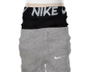 grey sweats.