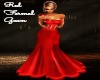 *S* Red Formal Gown