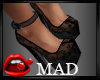 MaD Shoes Black lace