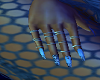 blue nails rani