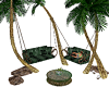 Palm Tree Swing Set