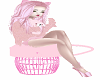 Pink Fur Seat