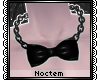 N` Bow Chain Necklace