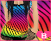 ~BZ~ Mini Dress Rainbow