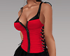 Long Corset Red