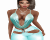 Lux top Teal