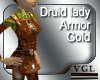 Druid Lady Armor Gold