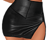 RL Black Leather Skirt V