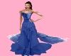 Bleu Queen Dress
