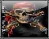 pirate skull Sticker