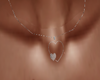 silver heart necklaces