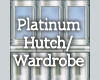 Platinum Hutch.Wardrobe
