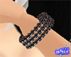 Black pearl bracelet L