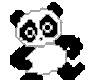 sticker panda dance